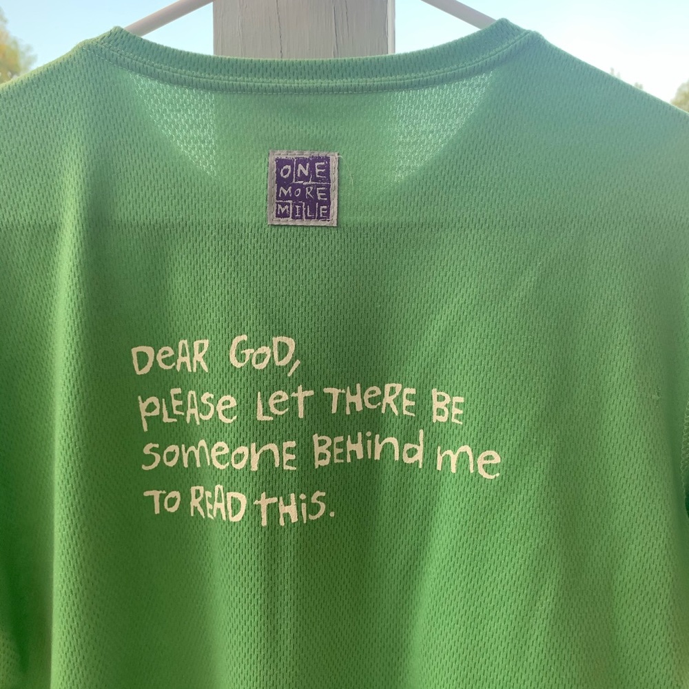 Running shirt by One More Mile